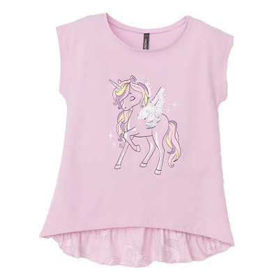 Рубашка туника для девочки Crockid КР 302319 ледяная орхидея к539 1